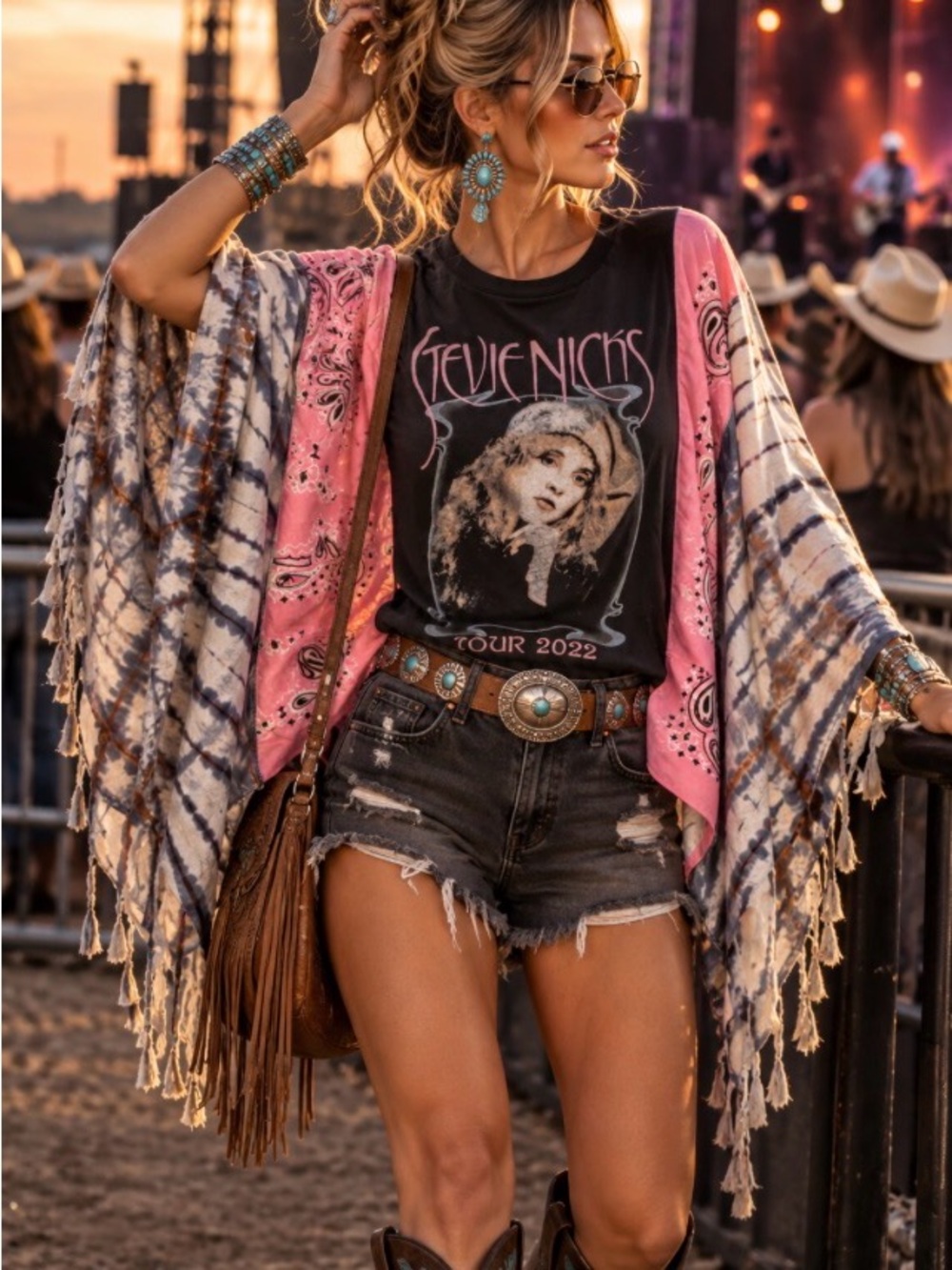 ❤️Fabbed Up Stevie Nicks Bandcho